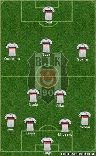 Besiktas JK Formation 2015