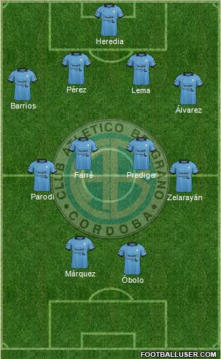 Belgrano de Córdoba Formation 2015