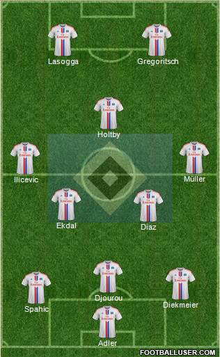 Hamburger SV Formation 2015