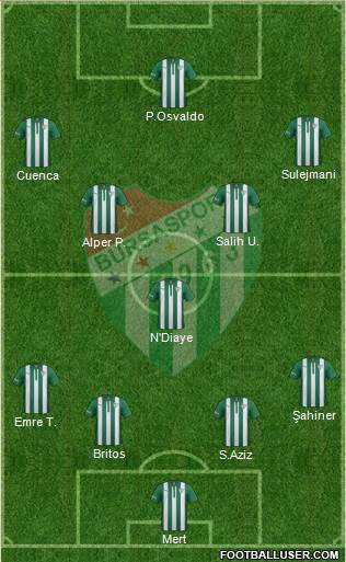 Bursaspor Formation 2015