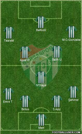 Bursaspor Formation 2015