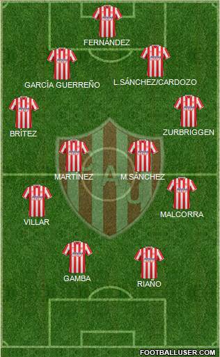 Unión de Santa Fe Formation 2015