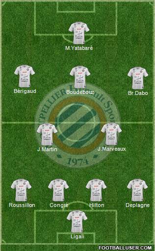 Montpellier Hérault Sport Club Formation 2015