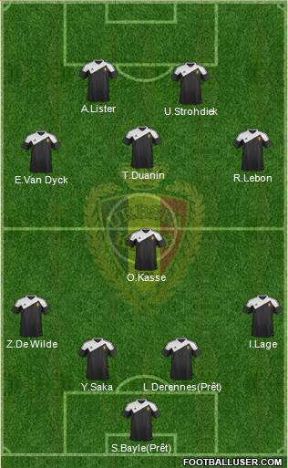 Belgium Formation 2015