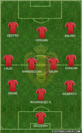 Belgium Formation 2015