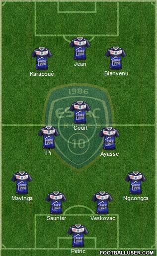 Esperance Sportive Troyes Aube Champagne Formation 2015