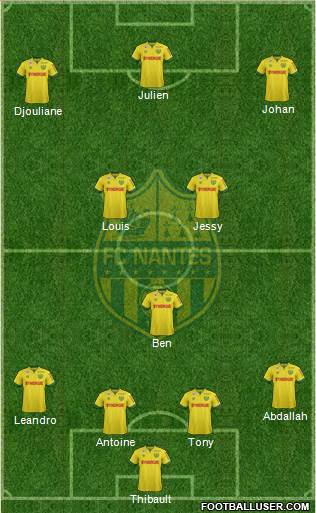 FC Nantes Formation 2015