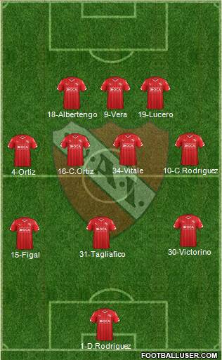 Independiente Formation 2015