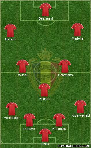Belgium Formation 2015