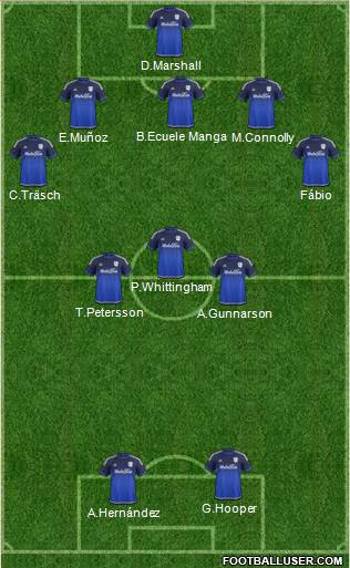 Cardiff City Formation 2015