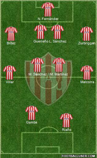 Unión de Santa Fe Formation 2015