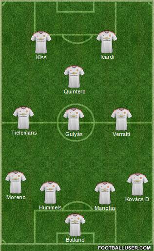 Manchester United Formation 2015