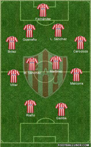 Unión de Santa Fe Formation 2015
