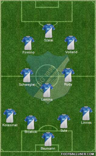 TSG 1899 Hoffenheim Formation 2015