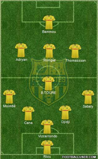 FC Nantes Formation 2015
