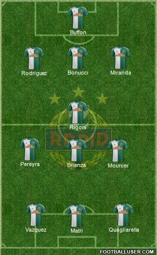 SK Rapid Wien Formation 2015