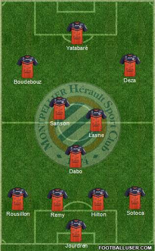 Montpellier Hérault Sport Club Formation 2015