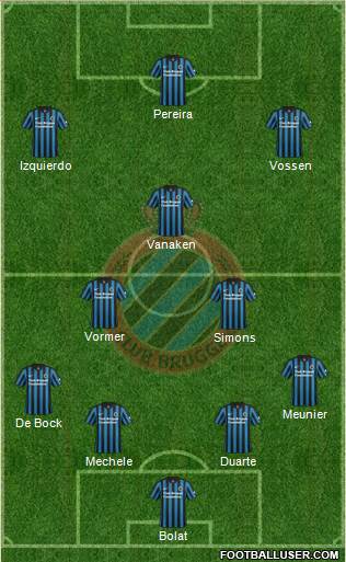 Club Brugge KV Formation 2015