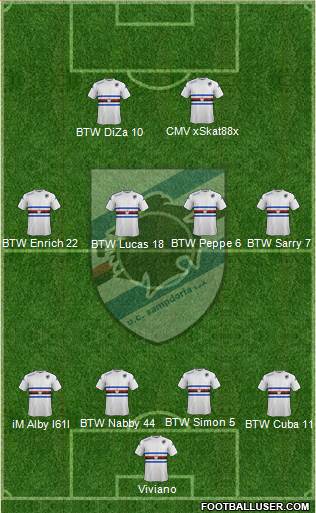 Sampdoria Formation 2015
