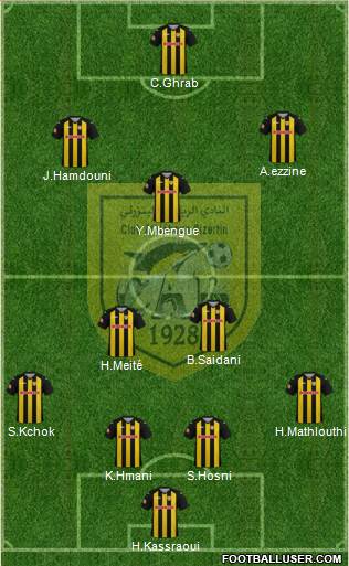 Club Athlétique Bizertin Formation 2015