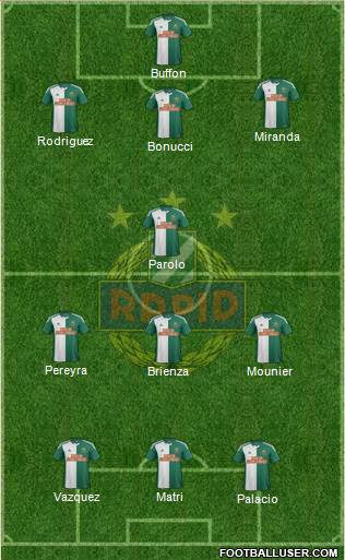 SK Rapid Wien Formation 2015