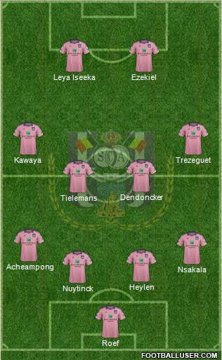 RSC Anderlecht Formation 2015