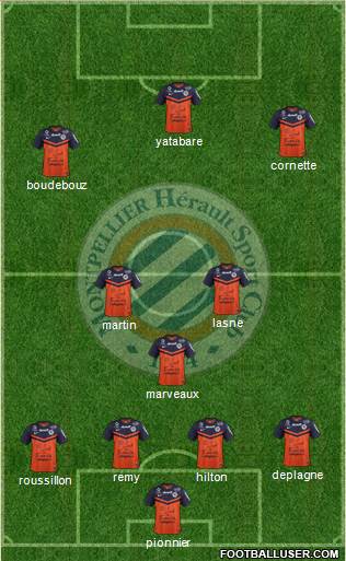 Montpellier Hérault Sport Club Formation 2015