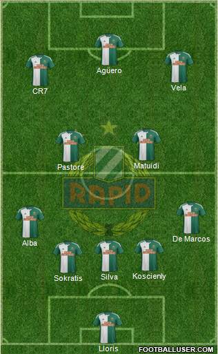 SK Rapid Wien Formation 2015