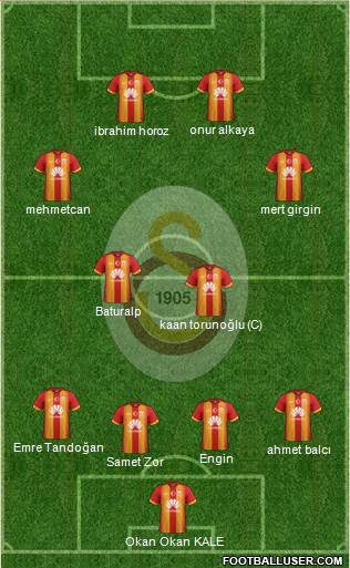 Galatasaray SK Formation 2015