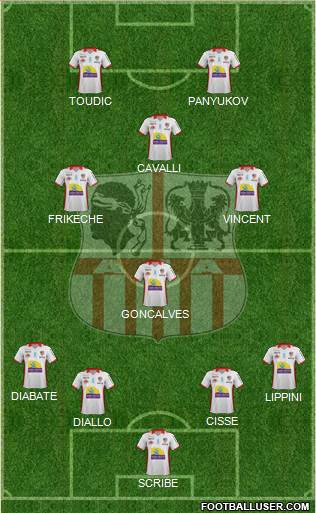 Athletic Club Ajaccien Football Formation 2015