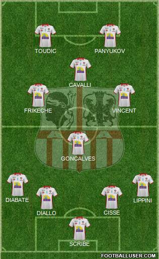 Athletic Club Ajaccien Football football formation