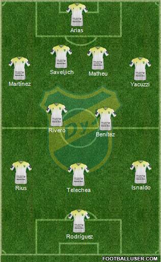 Defensa y Justicia Formation 2015