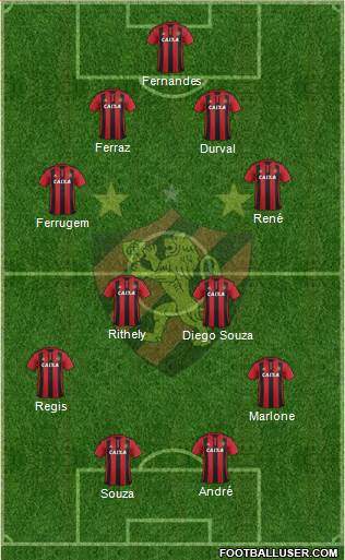 Sport C Recife Formation 2015