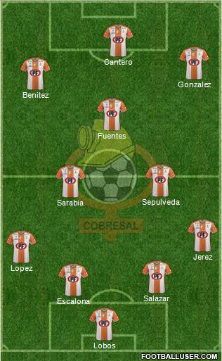 CD Cobresal Formation 2015