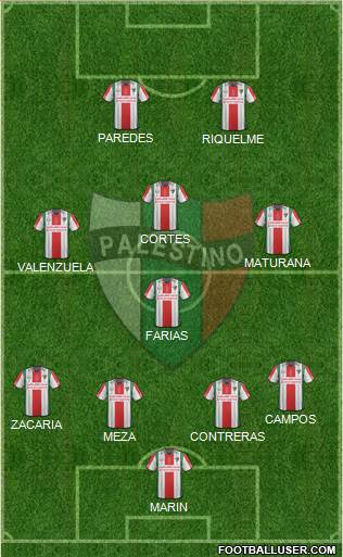 CD Palestino S.A.D.P. Formation 2015