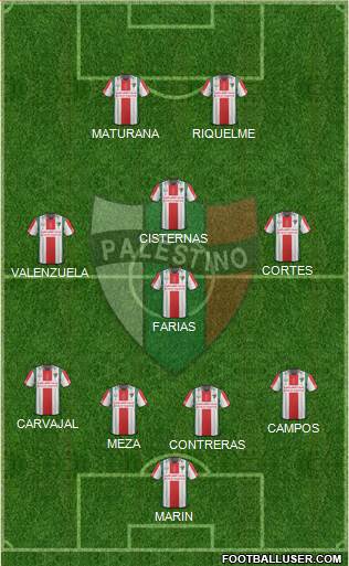 CD Palestino S.A.D.P. Formation 2015