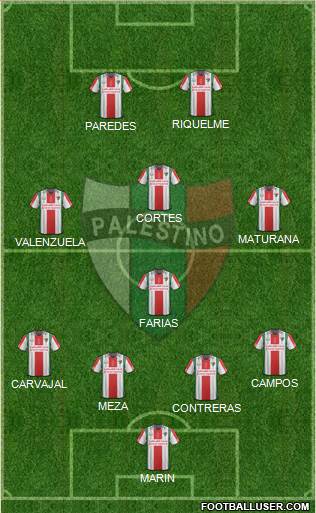 CD Palestino S.A.D.P. Formation 2015