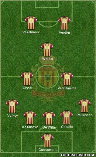 Yellow Red KV Mechelen Formation 2015