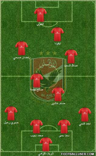 Al-Ahly Sporting Club Formation 2015