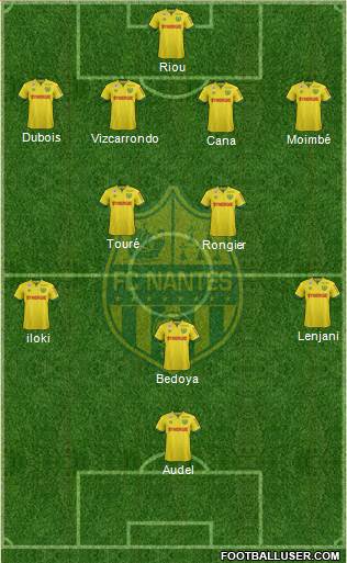 FC Nantes Formation 2015