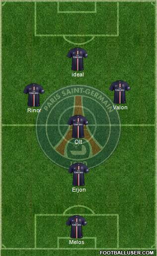 Paris Saint-Germain Formation 2015