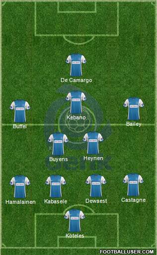 K Racing Club Genk Formation 2015