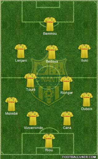 FC Nantes Formation 2015