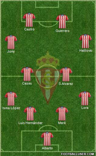 Real Sporting S.A.D. Formation 2015