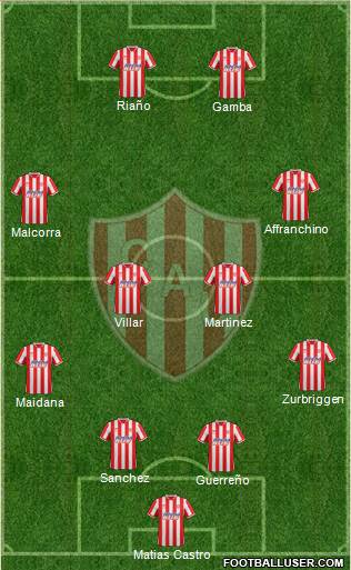 Unión de Santa Fe Formation 2015