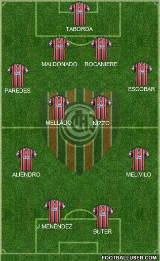 Chacarita Juniors Formation 2015