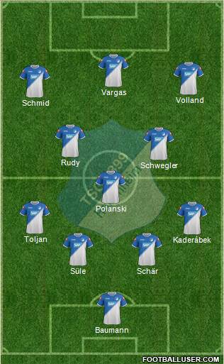 TSG 1899 Hoffenheim Formation 2015
