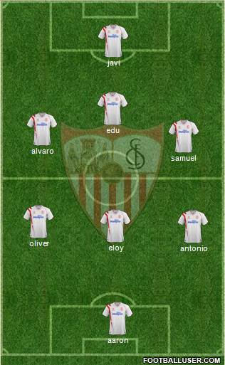 Sevilla F.C., S.A.D. Formation 2015