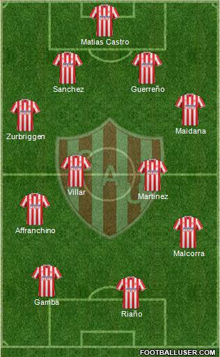 Unión de Santa Fe Formation 2015
