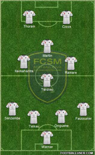 FC Sochaux-Montbéliard Formation 2015